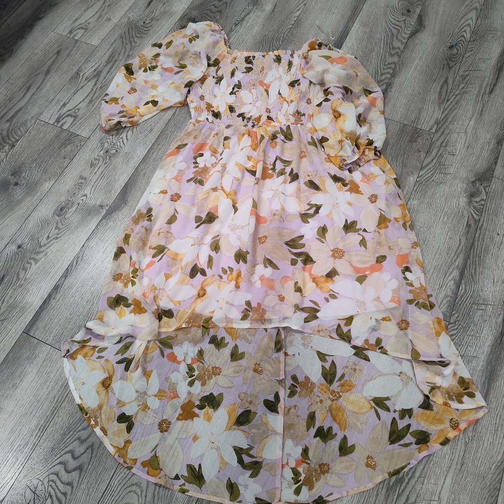 Floral Long Sleeve Dress